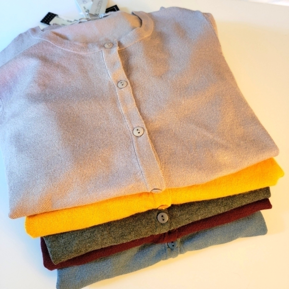 Downeast Essential Crewneck Cadi Sweater Cardigan DB17011067